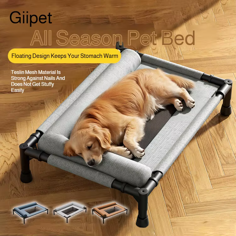 Cama con almohada desmontable lavable