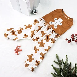 Conjunto navideño para perros pequeños – Diseño hombre de jengibre