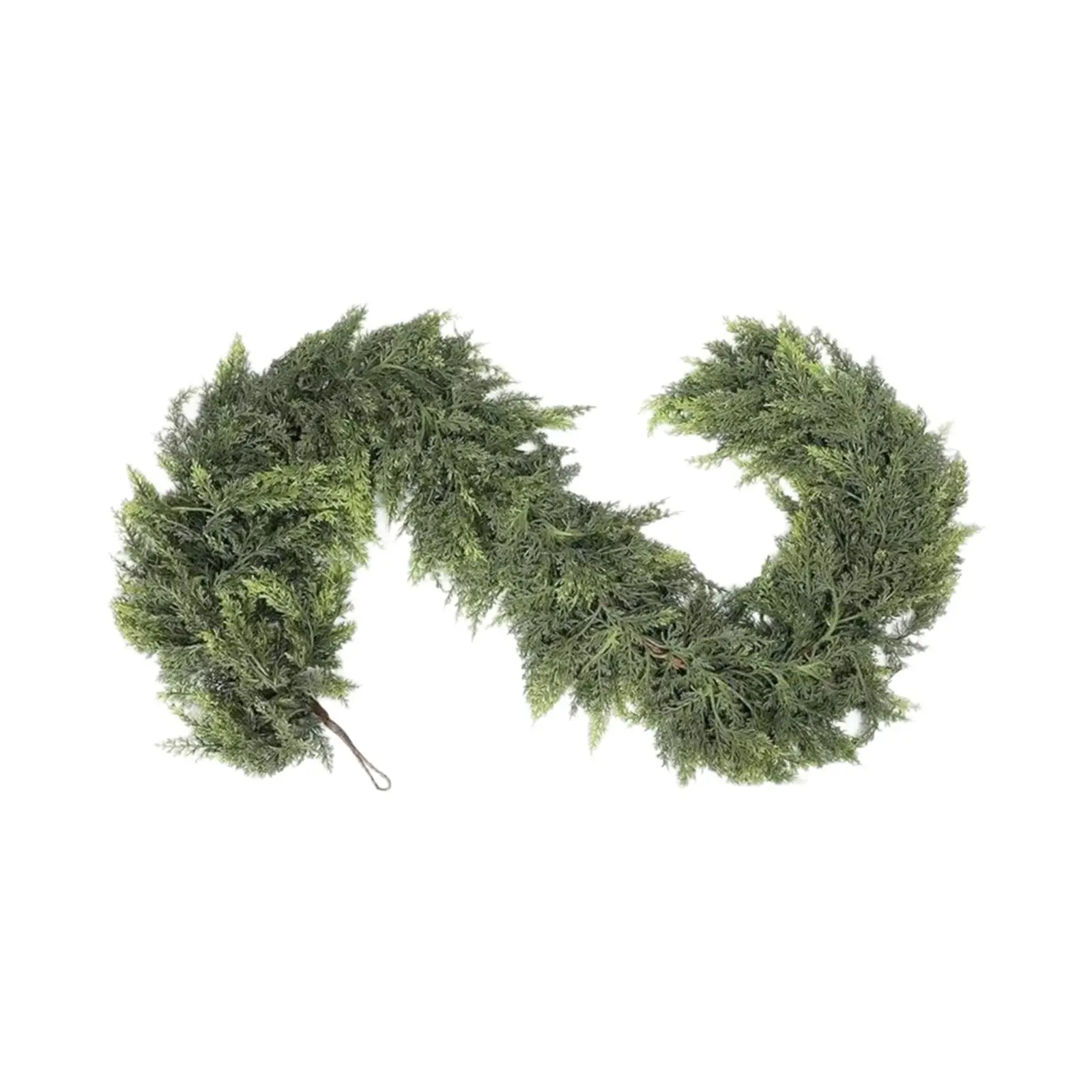 Adorno de guirnalda navideña, decoración navideña, guirnalda verde Artificial para corona, camino de mesa, centro de mesa, chimenea - imagen 4