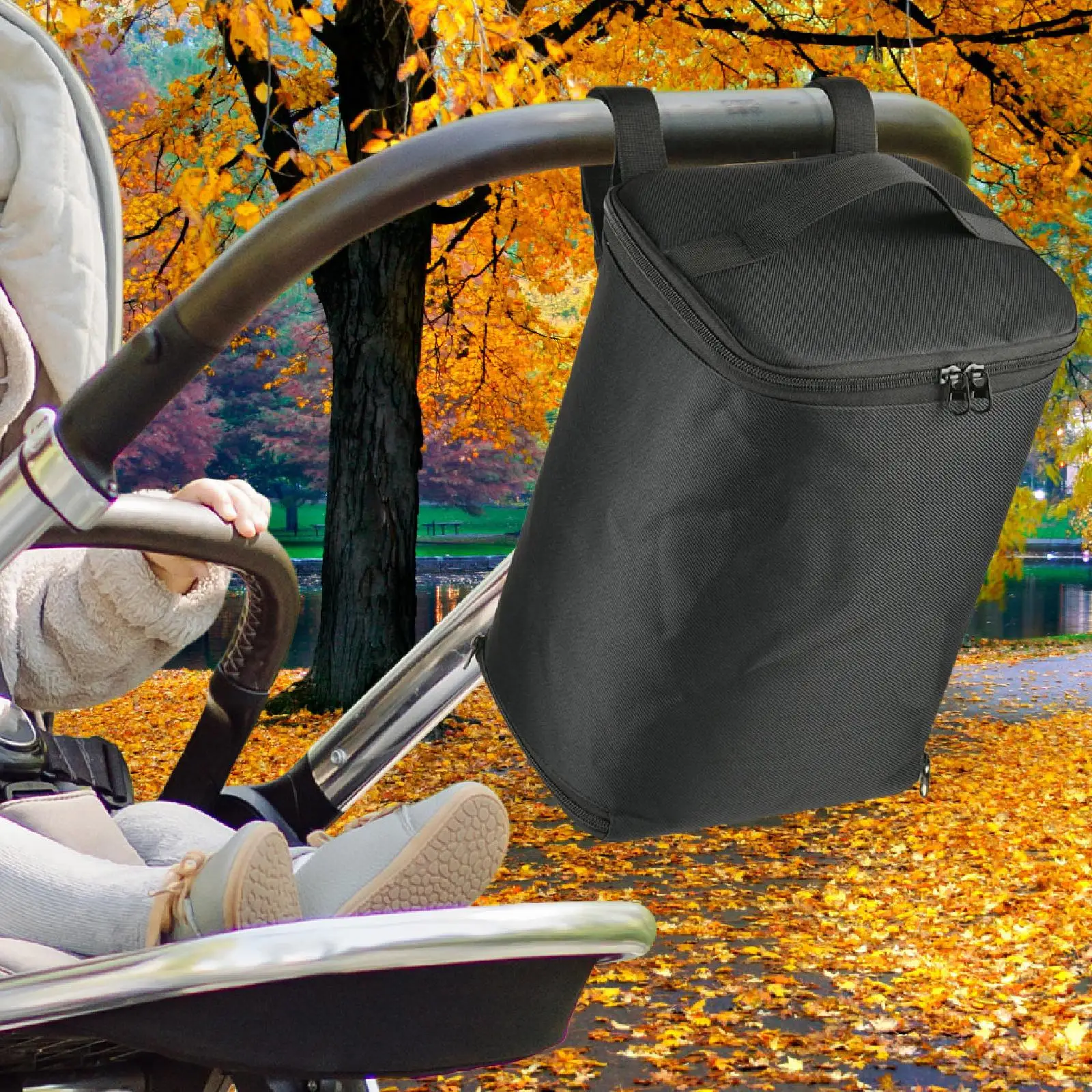 Bolsa organizadora para pañales colgante, almacenamiento impermeable para cambiar pañales en el dormitorio - imagen 2