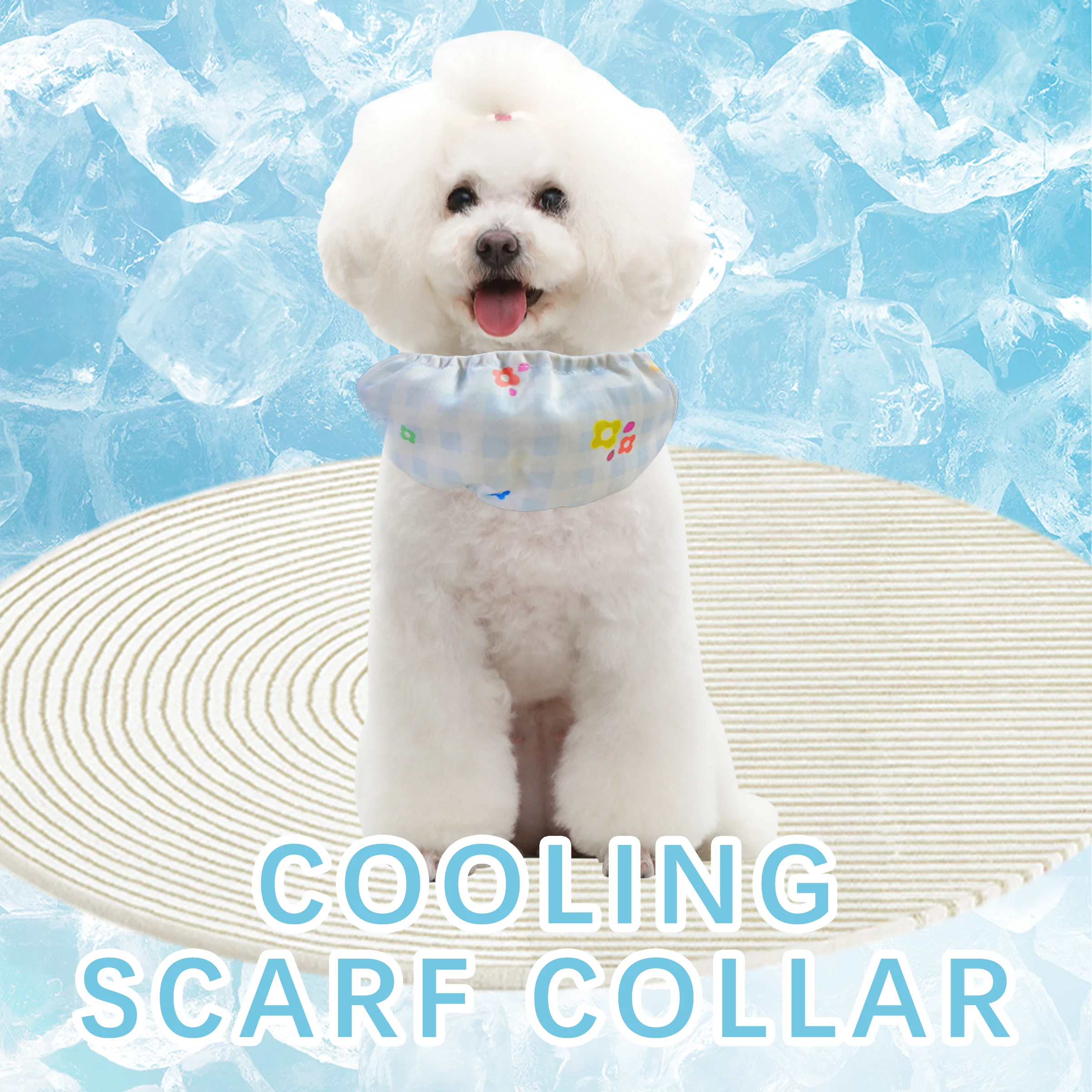 Collar refrigerante para perros y gatos – bufanda de hielo fresca - imagen 4