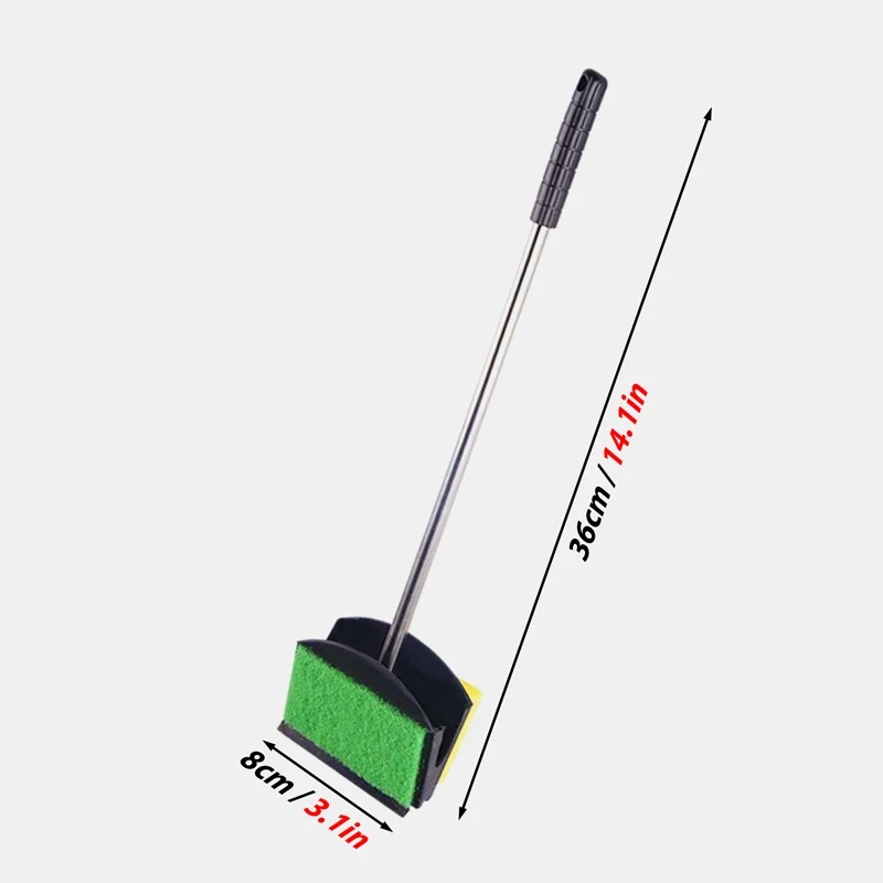 Kit de limpieza para acuario con cepillo, raspador y esponja
