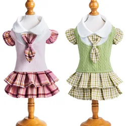 Vestidos de lujo para perros Chihuahua y gatos pequeños