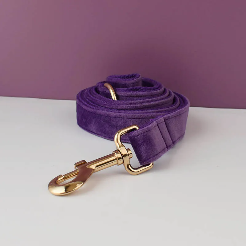 Tela de algodón de terciopelo personalizada para perros pequeños, medianos y grandes, piezas de Metal personalizadas, accesorio para mascotas, franela 16 - imagen 3