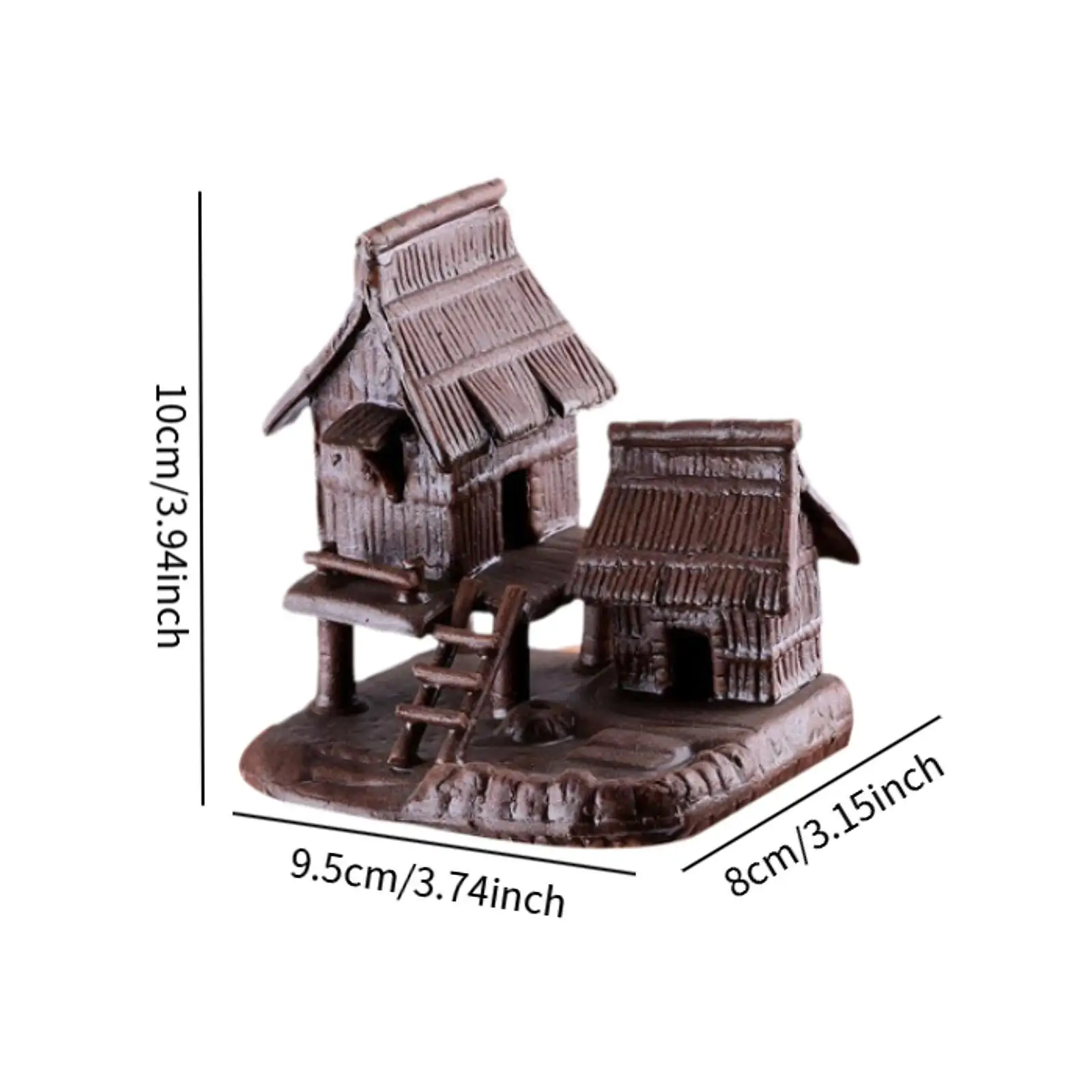 Aquarium Decor Fish Tank Decoration Traditional Chinese Building Sculpture Aquarium Accessories Sturdy Hideout House for Home