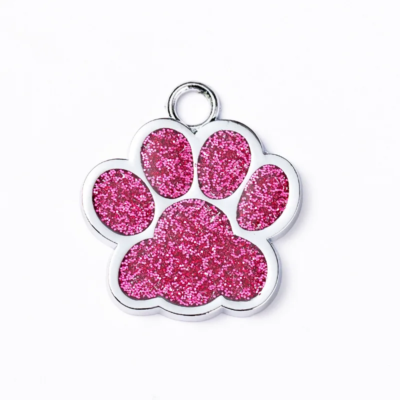 Dog paw-rose red