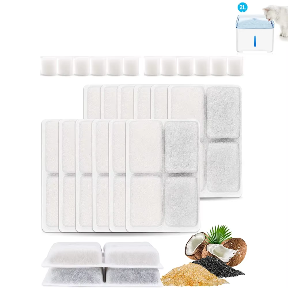 Filtro carbón activado fuente agua gato – Recambio universal
