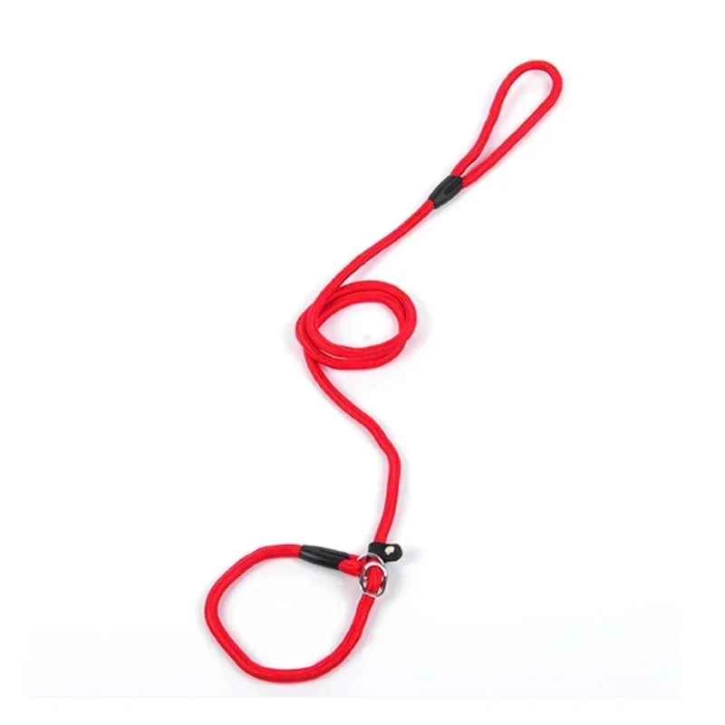 Cadena de cuerda de tracción para perro, Collar de nailon dorado, Correa P para perros grandes, accesorios cómodos para perros pequeños, productos para mascotas - imagen 3