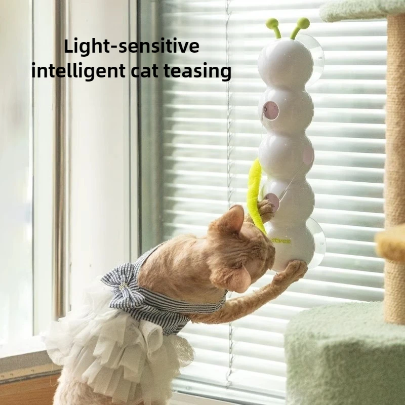 Juguetes interactivos creativos para gatos, accesorios de juguete para gatos con detección eléctrica, botón de inicio, juegos para gatos, juguetes para cachorros, gatitos, producto para mascotas