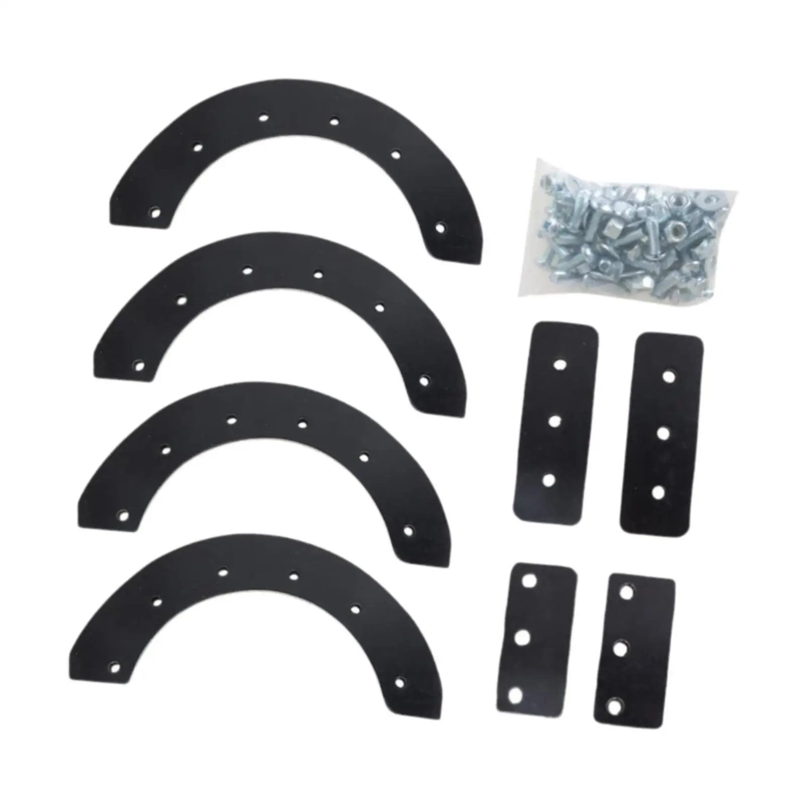 302565MA 327072MA Juego de paletas de goma Montaje simple Componentes negros confiables Accesorios resistentes Reemplazo profesional - imagen 3