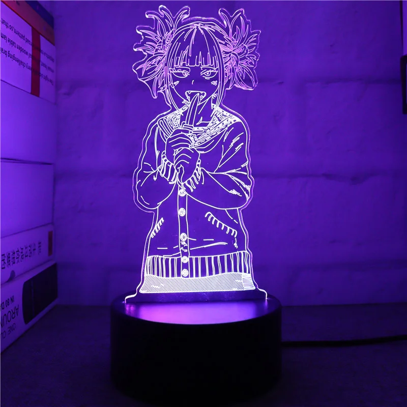 Lámpara LED Kawaii Bakugou – Luz nocturna de acrílico - imagen 4