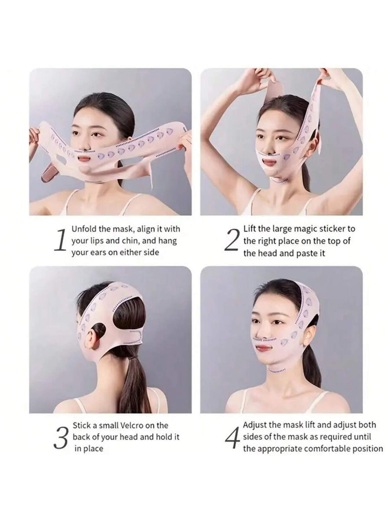 Banda de cuidado facial para gatos y perros - levantamiento suave - imagen 2