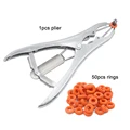 Silver plier 50 ring