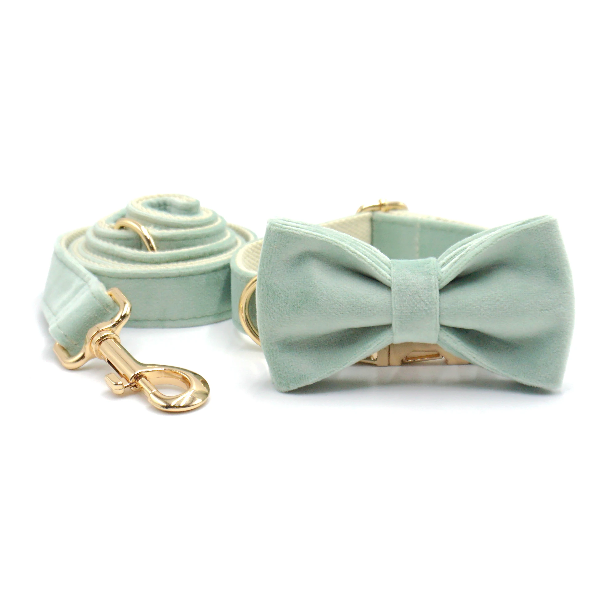 bow collar leash