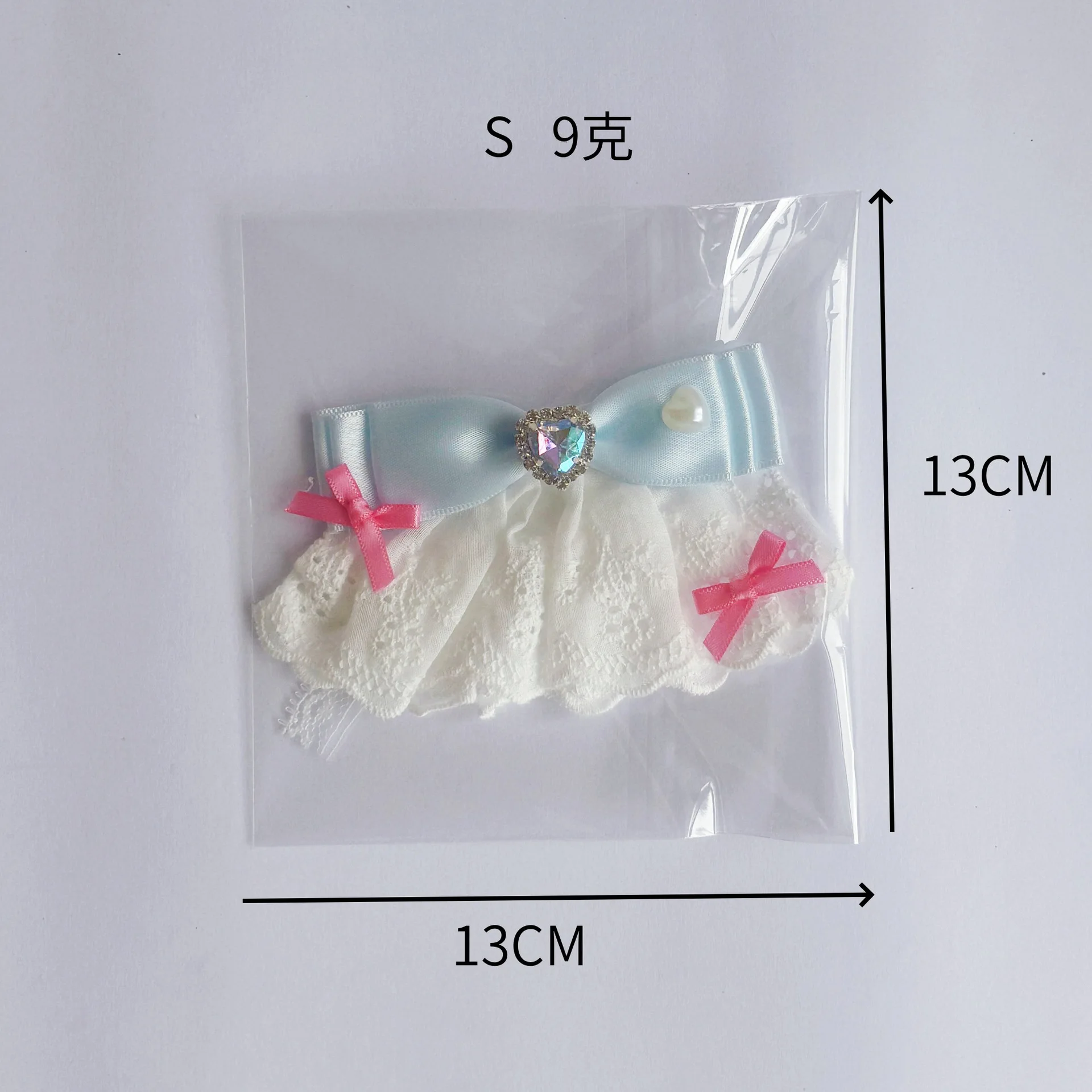 Collar de perlas con lazo para gatos y perros pequeños y medianos - imagen 3