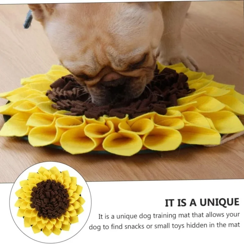 Almohadillas para olfatear perros con girasoles, almohadillas de entrenamiento, almohadillas para olfatear, fomenta las habilidades naturales de forrajeo para liberar el estrés - imagen 2