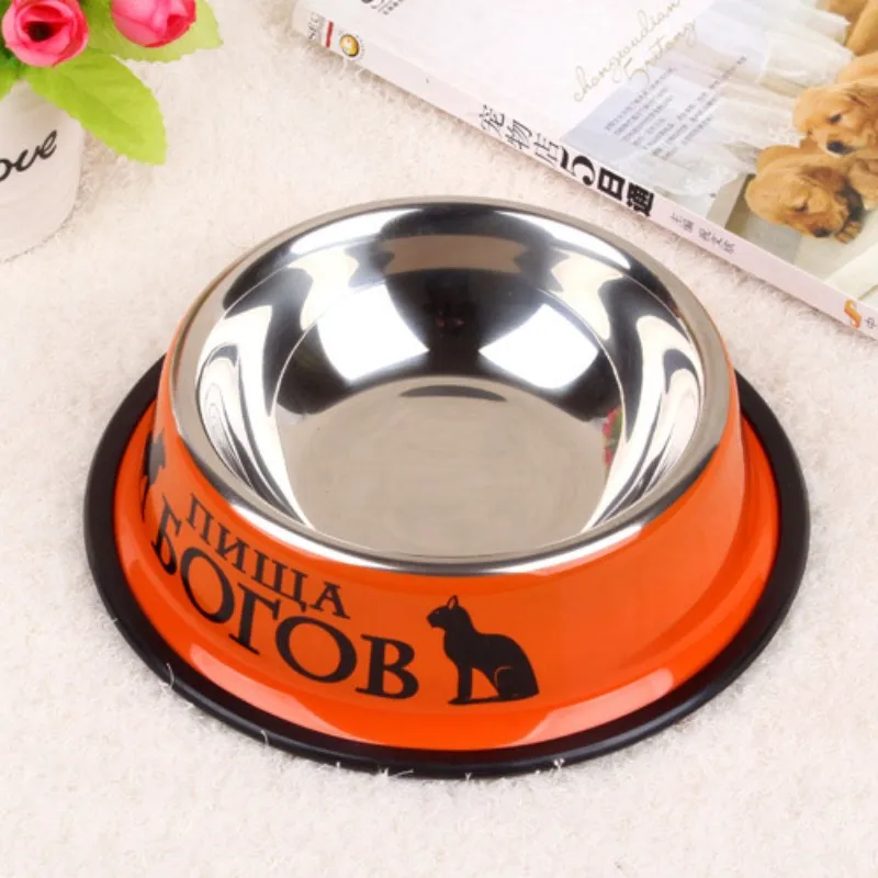 Cuenco de acero inoxidable para perros, contenedor de almacenamiento de alimentos, cuenco de comida para perros, botella de agua, plato alimentador para perros pequeños y grandes y gatos - imagen 4