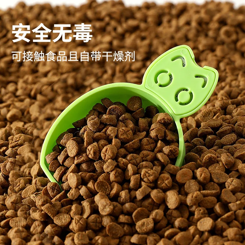 Cuchara desecante para excavación de alimentos para mascotas y gatos, deshumidificación para el hogar, mango corto a prueba de humedad, cuchara multifuncional para comida para perros y gatos - imagen 5