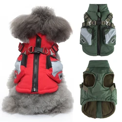 Abrigo impermeable térmico 2 en 1 para perros toy y pequeños