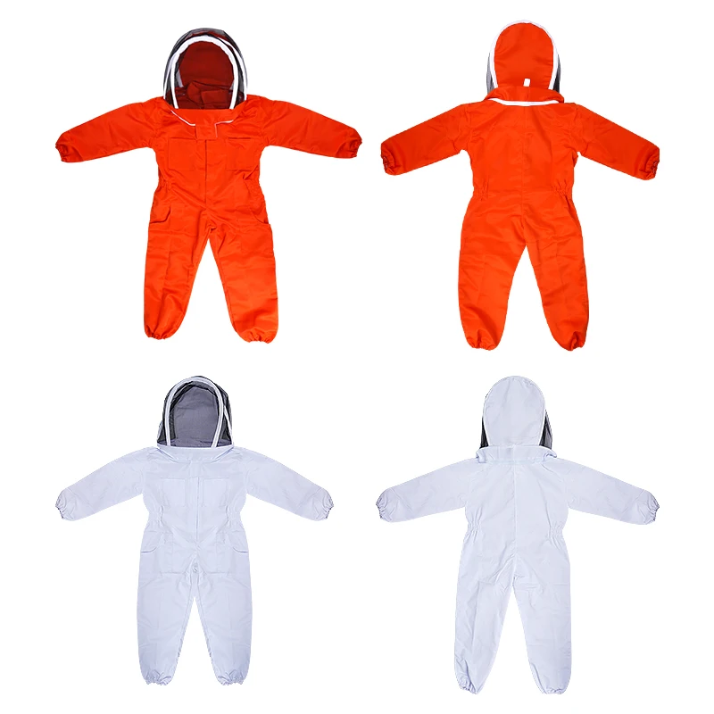 Ropa de apicultura de cuerpo completo para niños, ropa profesional para apicultores, traje de protección para apicultura, velo de seguridad, uso Unisex para niños - imagen 3