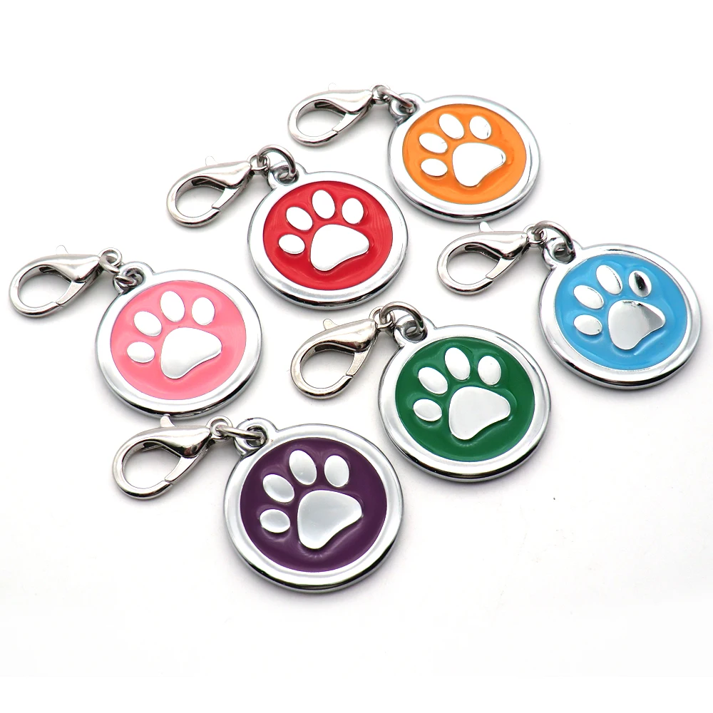 Etiquetas de identificación personalizadas para perros y gatos, accesorios para el Collar, grabado en la etiqueta del perro, para sexo, por 20 Uds. - imagen 2
