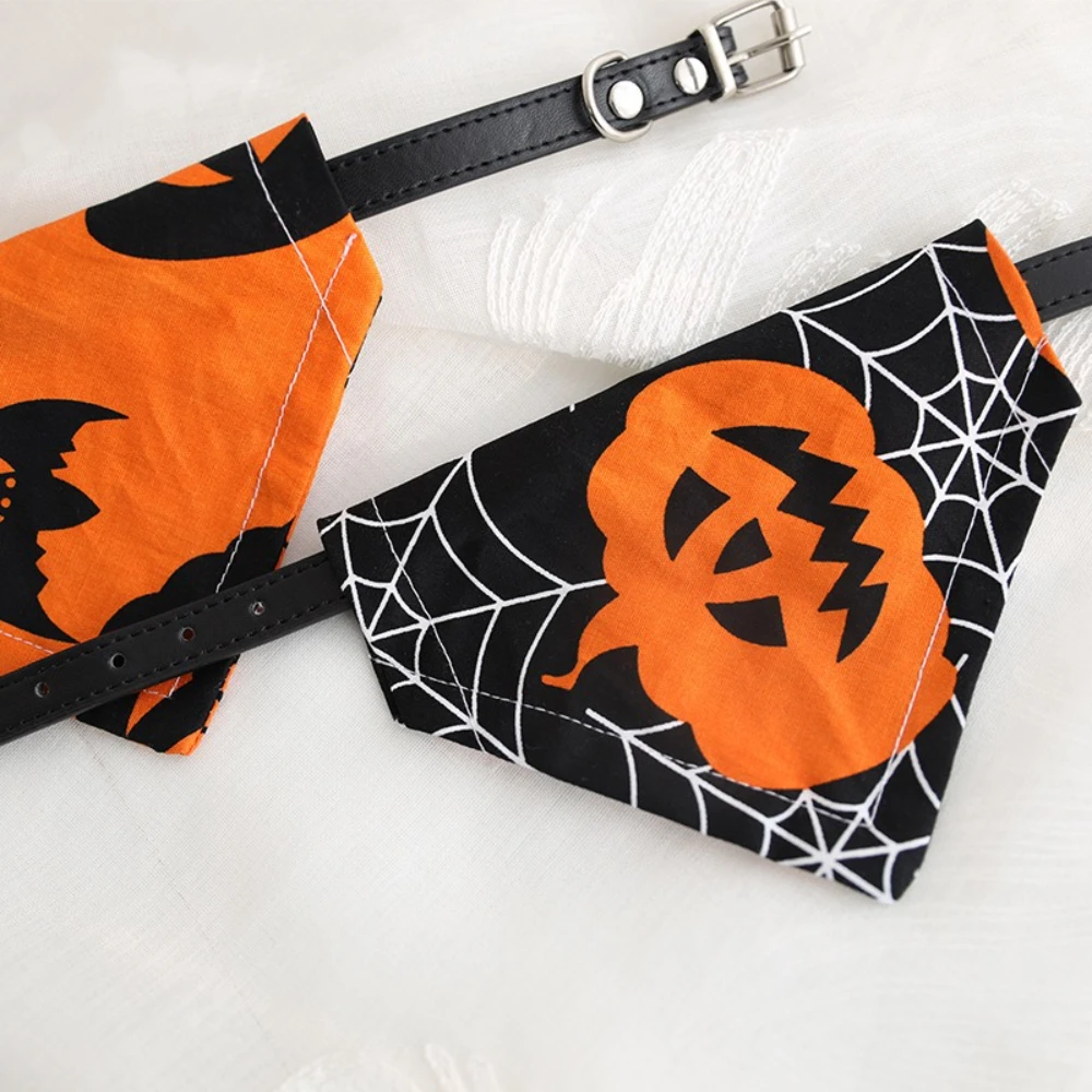 Collar Halloween ajustable con corbatín y pañuelo para gatos y perros - imagen 5