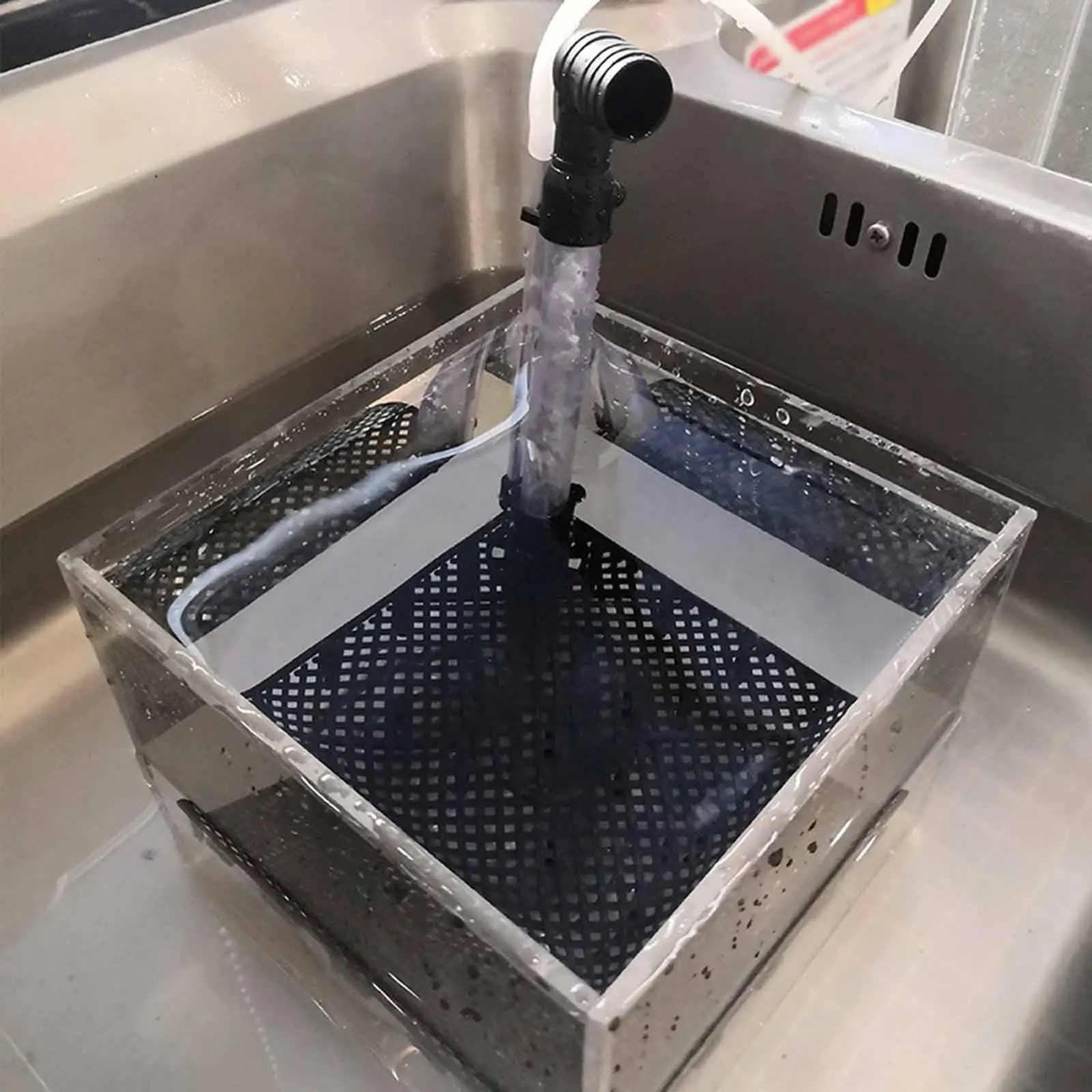 Filtro interno para pecera pequeña – ideal con plantas y camarones - imagen 3