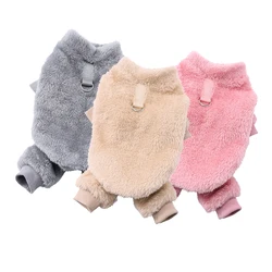 Pijama de lana para perros – traje cálido de invierno para razas pequeñas