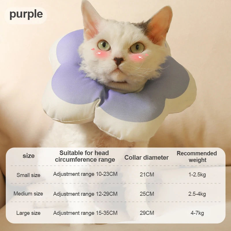 Kimpets-funda impermeable para el cuello para gato, anillo multifuncional antilamer y antimordedura, ajustable - imagen 5