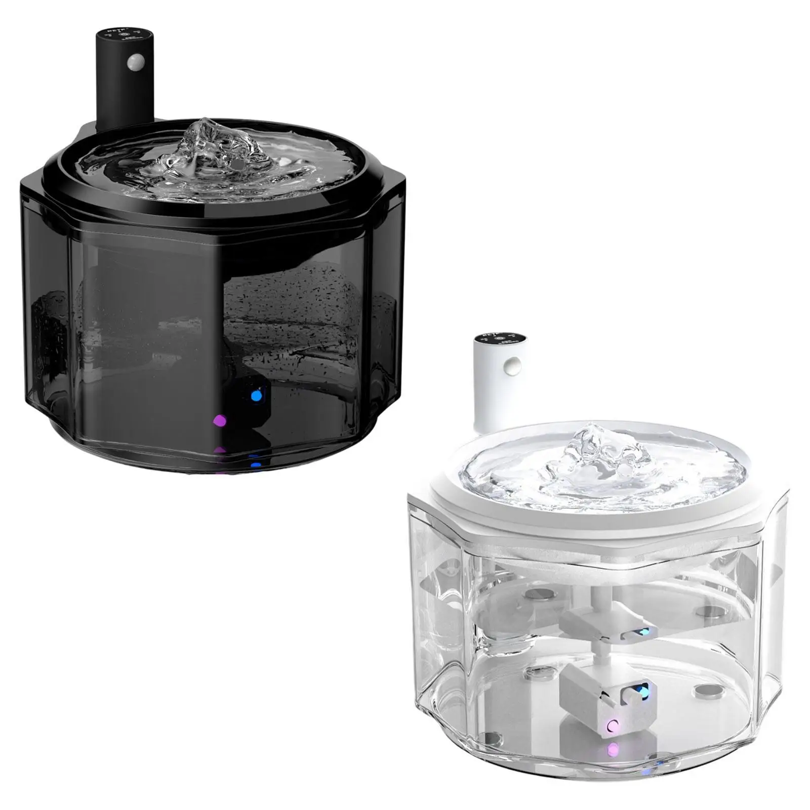 Cat Water Fountain Silent Pet Water Fountain for Multiple Pets Kitten Dogs