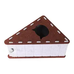 Rascador felpa triangular para gato – Tabla rascado vertical