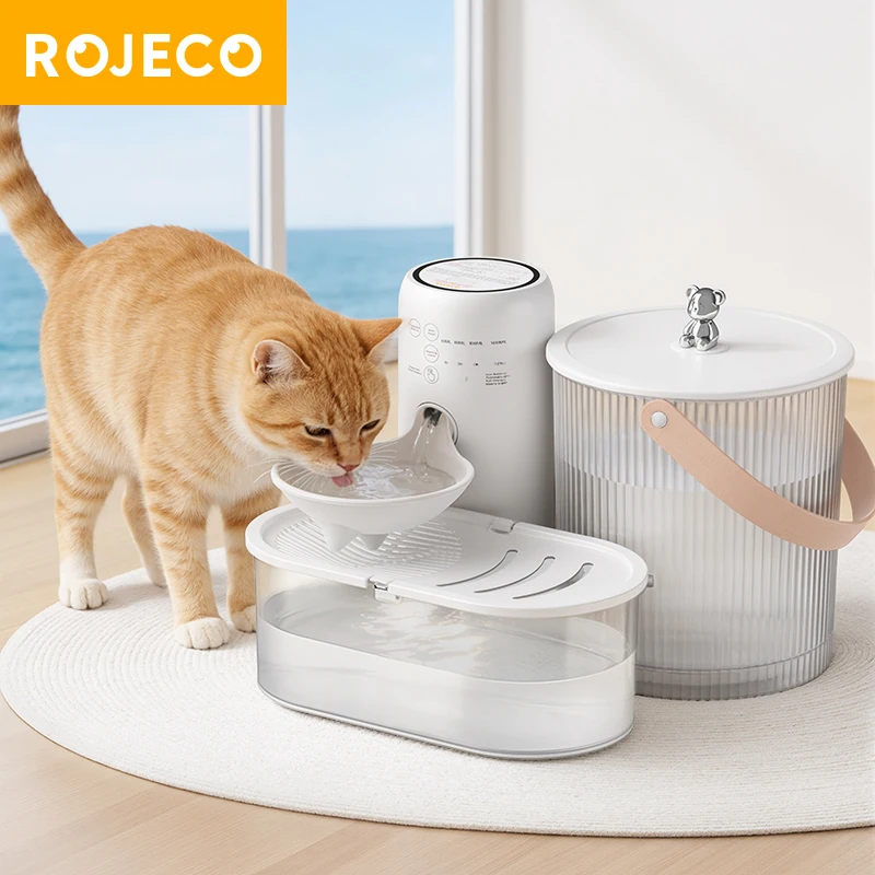 Bebedero Inteligente Inalámbrico para Gatos con Inclinación sin Filtro - imagen 2