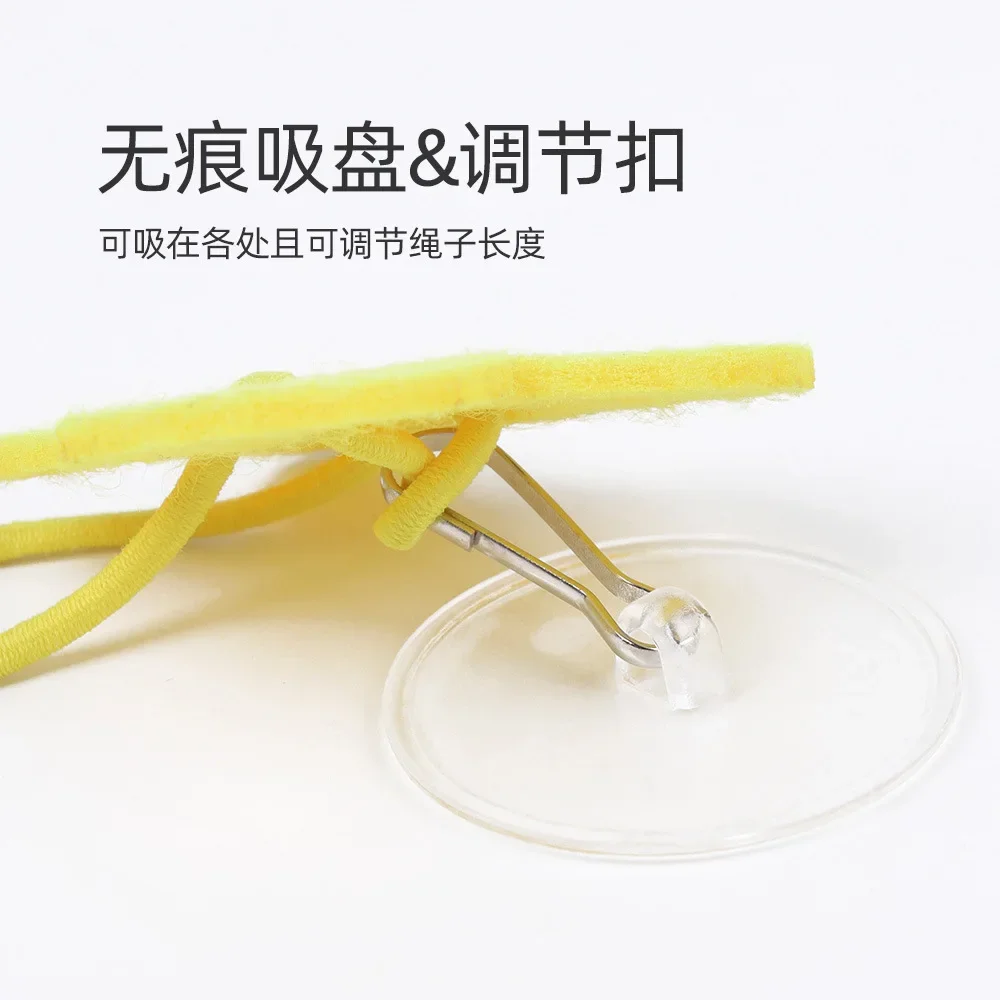 Juguetes para gatos, artefacto para aliviar el aburrimiento, ventosa sin rastro, puerta colgante, palo de Catering, sonido colgante, juguete para mascotas resistente a mordeduras - imagen 2