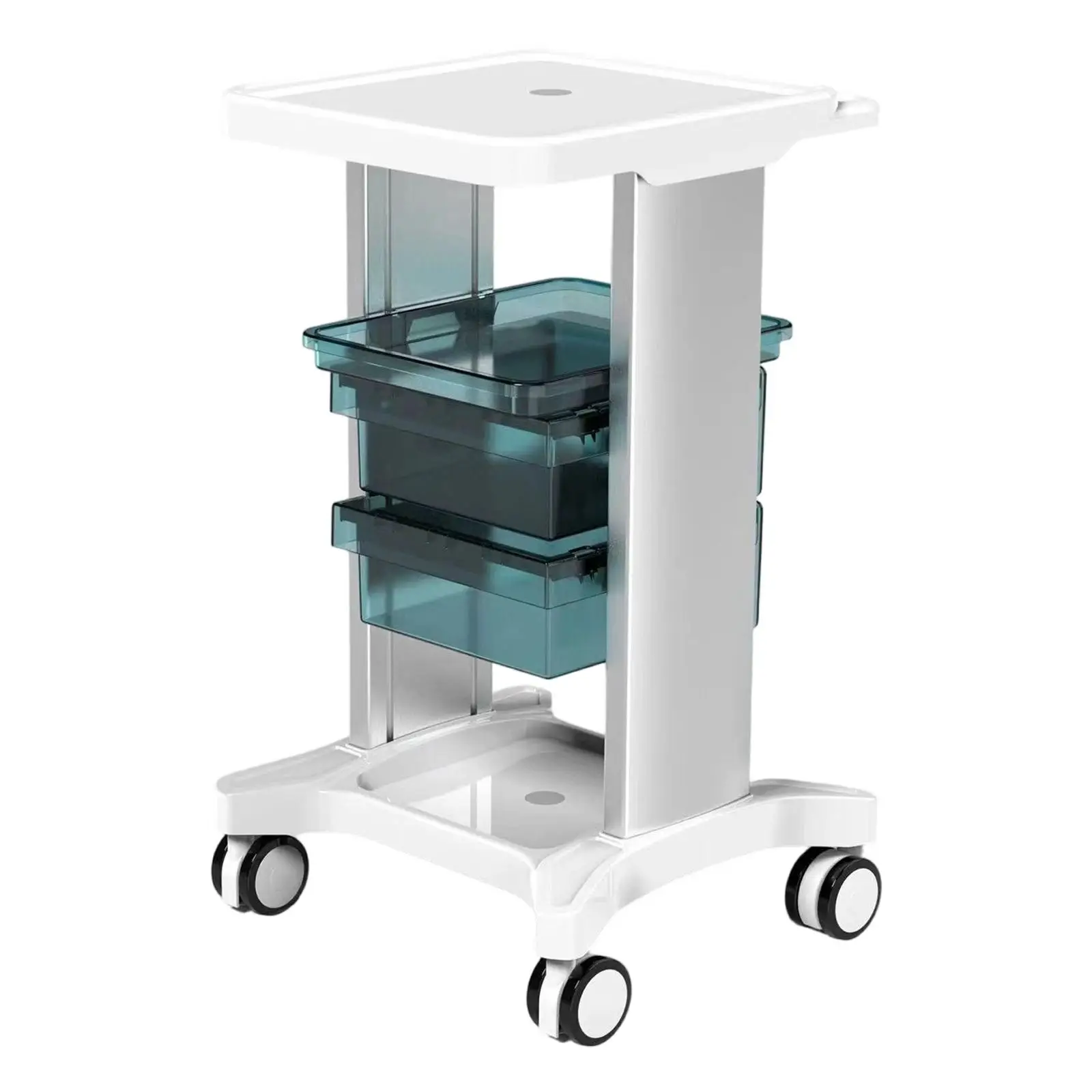 Rolling Beauty Instrument Storage Cart with Pull Out Drawers for Makeup, Hair Rolling Beauty Instrument Storage Cart with Pull Out Drawers for Makeup, Hair