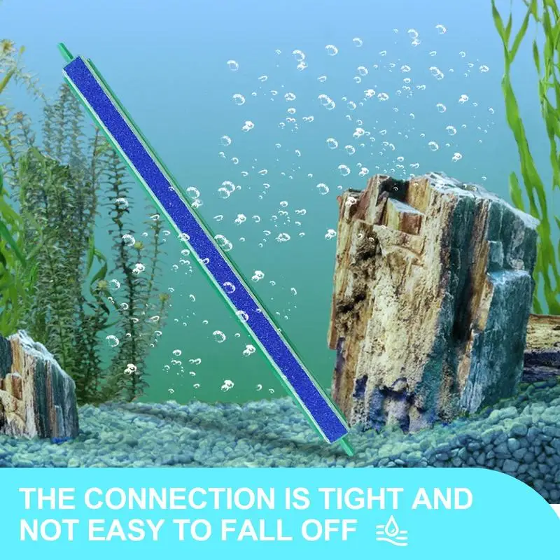 Piedras de aire para acuario, tira de burbujas de oxígeno, tubo de aire, decoración, bomba de oxígeno de un solo puerto, barra difusora de oxígeno para traquea de 4mm - imagen 4