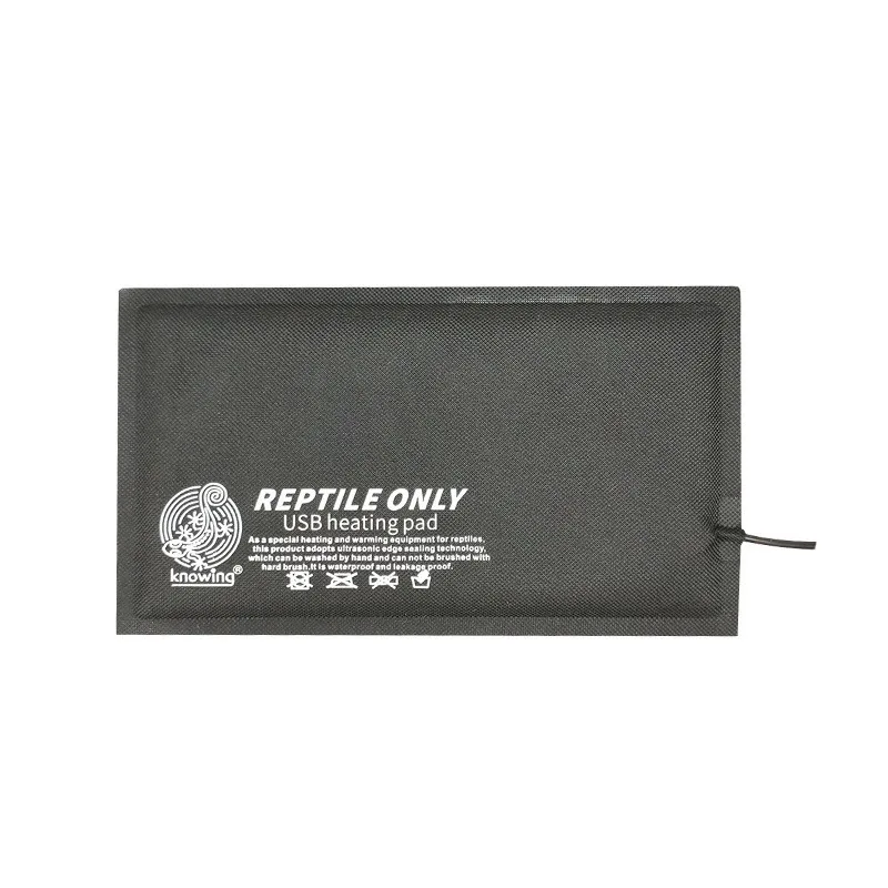 Almohadilla calefactora USB para reptiles, interruptor de sincronización de temperatura ajustable para mascotas, almohadilla calefactora de temperatura constante para palacio de mascotas
