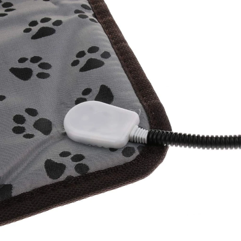 Estera calefactora para perros de invierno, manta eléctrica, estera cálida impermeable para perros, antiarañazos, antimordida, ajuste de temperatura, cojín para cama para perros - imagen 5