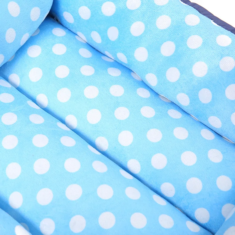 Cama cálida de invierno para perros, sofá, estera para dormir de felpa suave para perros, cama para cachorros lavable extraíble, estera cuadrada gruesa para mascotas, accesorios para perros - imagen 5