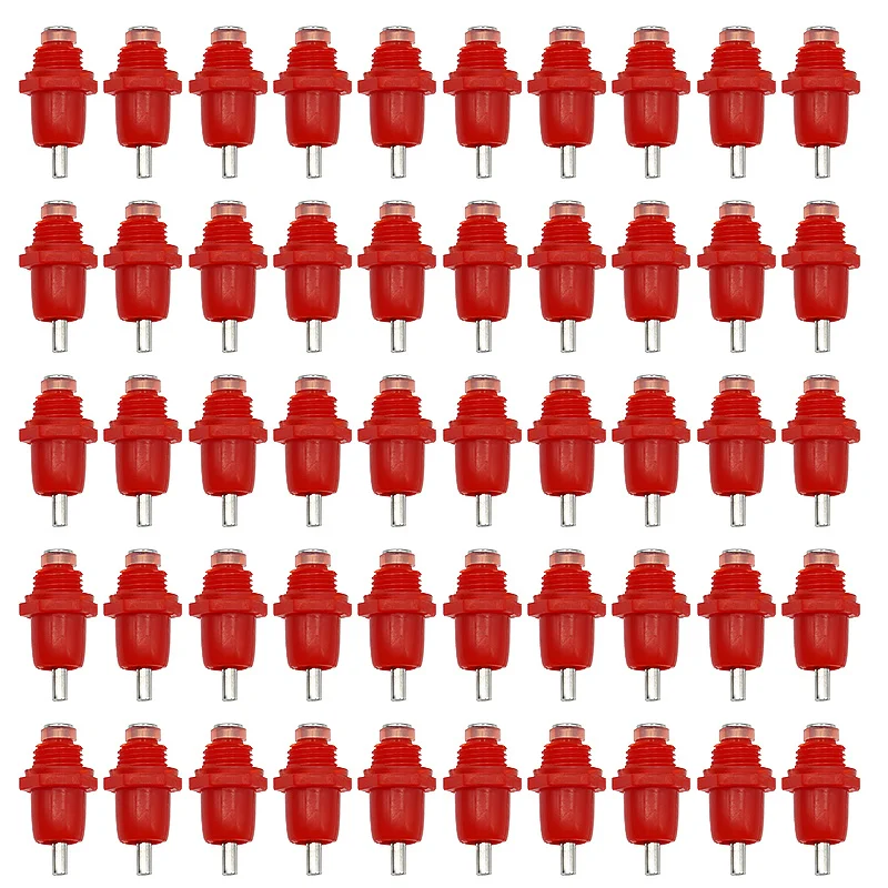 Dispensador automático de agua para pollo, boquilla de alta calidad, con boquilla roja, 250 piezas - imagen 4