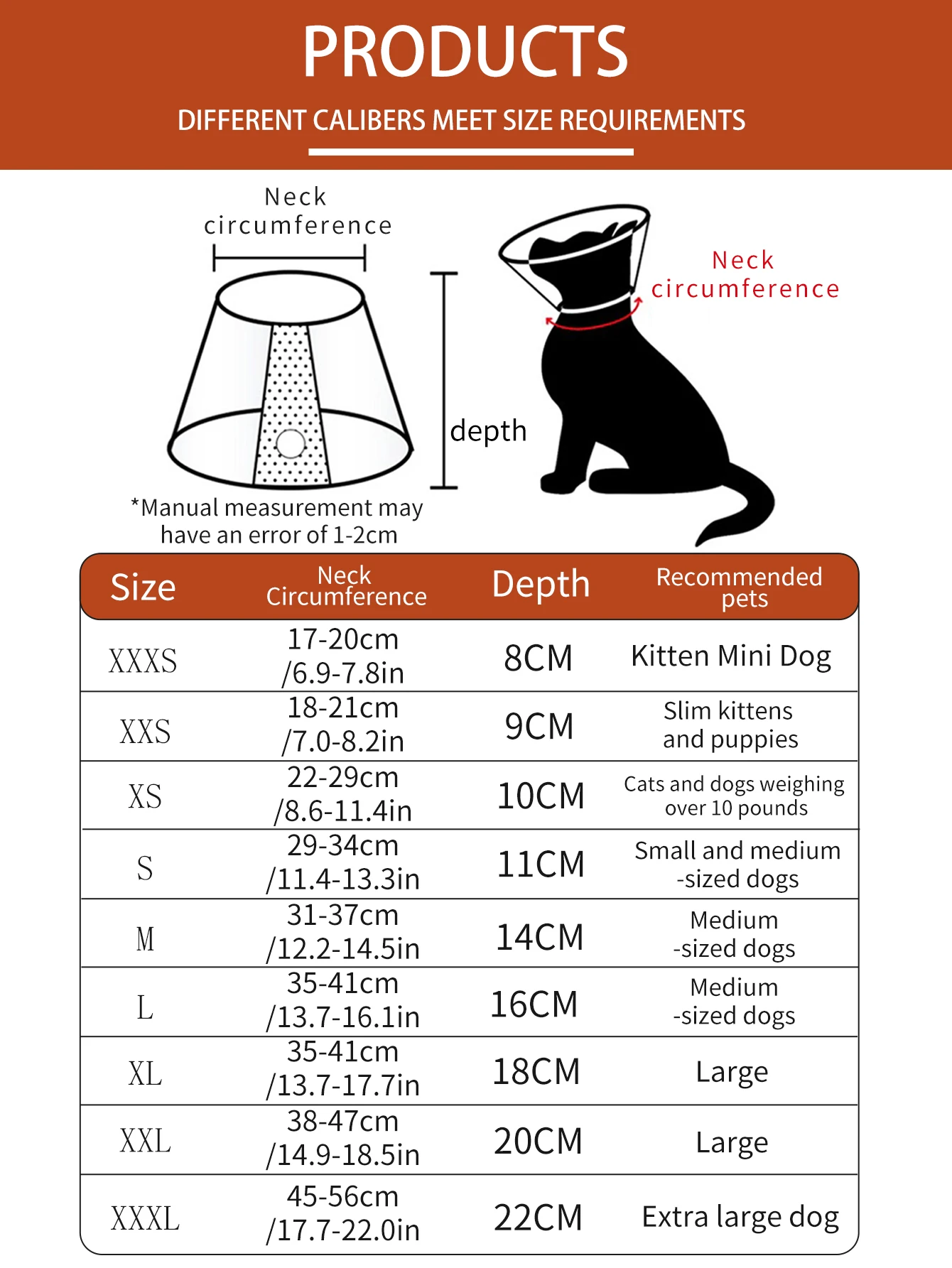 Collar para perro y gato, perro grande, perro mediano, anillo para morder, Collar antiarañazos, Collar de recuperación - imagen 2