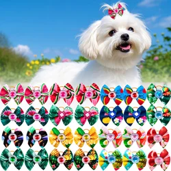 Lazos para el pelo de perros con diamantes – San Valentín