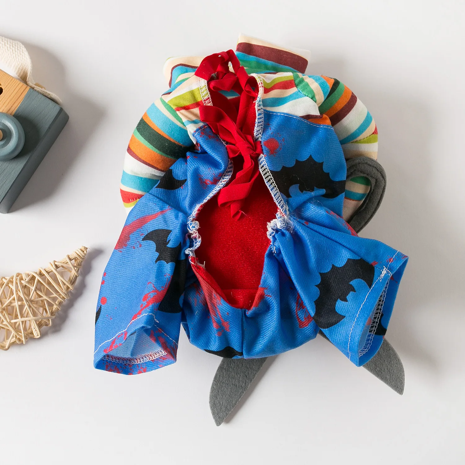 Perro Halloween tijeras estilo muñeca disfraz mascota Navidad Cosplay muñeca ajustable divertida ropa especial cachorro ropa de fiesta para Sm - imagen 4