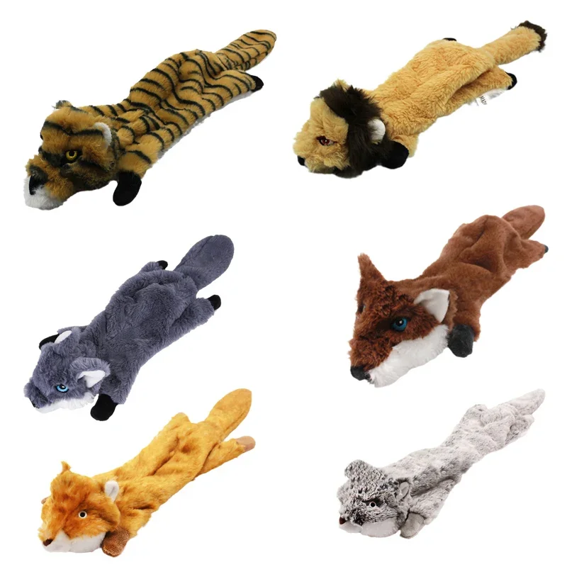 Colección de juguetes peluche para mascotas