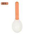Orange food spoon