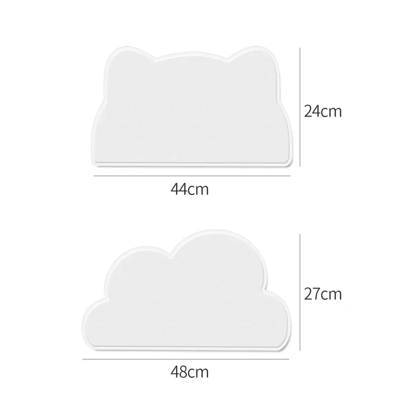 Estera de silicona para alimentos para mascotas, esteras de alimentación antideslizantes, impermeables, portátiles, a prueba de fugas, tazones, Cupshion para gatos, perros, artículos para mascotas limpios