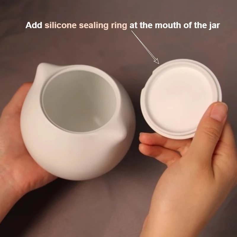 Urna de cerámica para mascotas, urnas para cenizas de perros y gatos, cajas de cenizas conmemorativas para perros funerarios, mascotas, freen of funerales, sitios conmemorativos, tumba - imagen 3