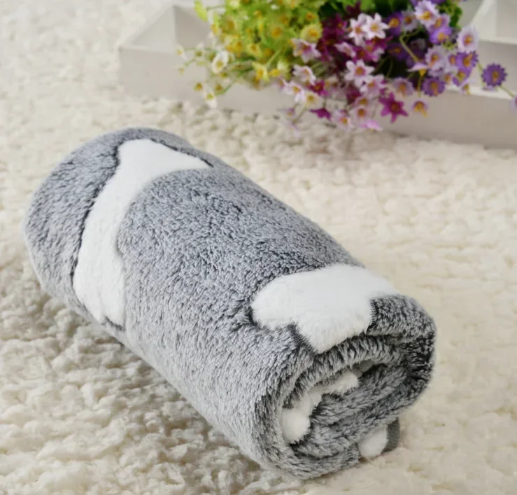 Otoño Invierno Coral polar cálido perrera para mascotas manta para perros estera de cama para mascotas para perros pequeños y grandes accesorios para perros - imagen 4