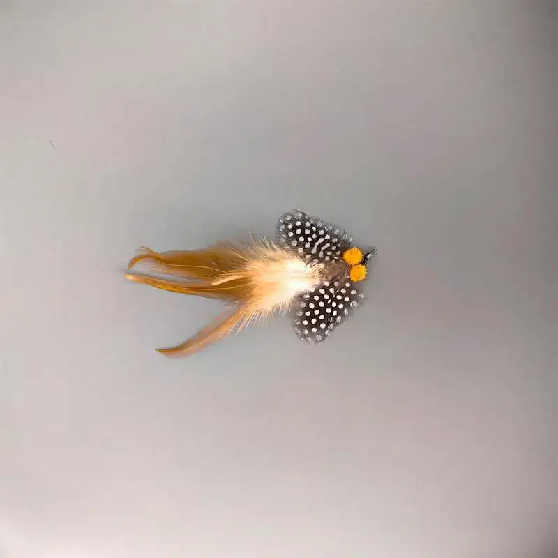 Insectos artificiales para gatos, palo de provocación, juguete para cambiar la cabeza, alas de plumas para mascotas, juguetes - imagen 3