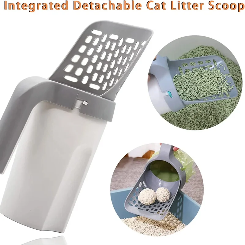 Recogedor de arena para gatos, pala limpiadora fácil de usar - imagen 5