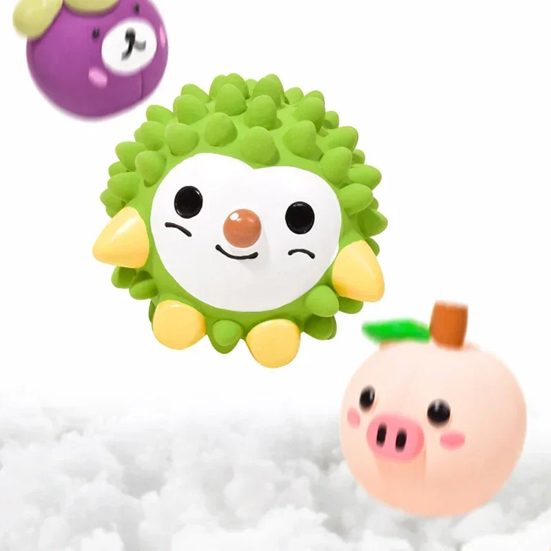 Juguete con sonido para perro, juguete de látex con forma de fruta para mascotas, juguetes para masticar resistentes a mordeduras, juguetes interactivos, suministros para mascotas - imagen 5